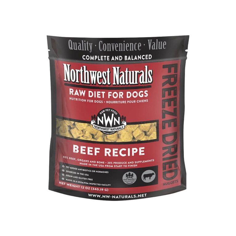 Northwest Naturals Freeze Dried Beef Raw Diet Dog Food - Tucker's ...