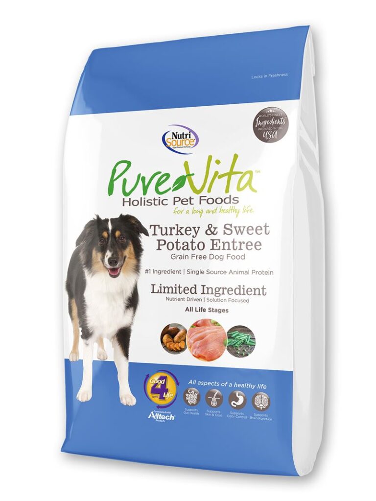 Pure Vita Turkey & Sweet Potato Lentils Entrée Grain Free Dry Dog Food