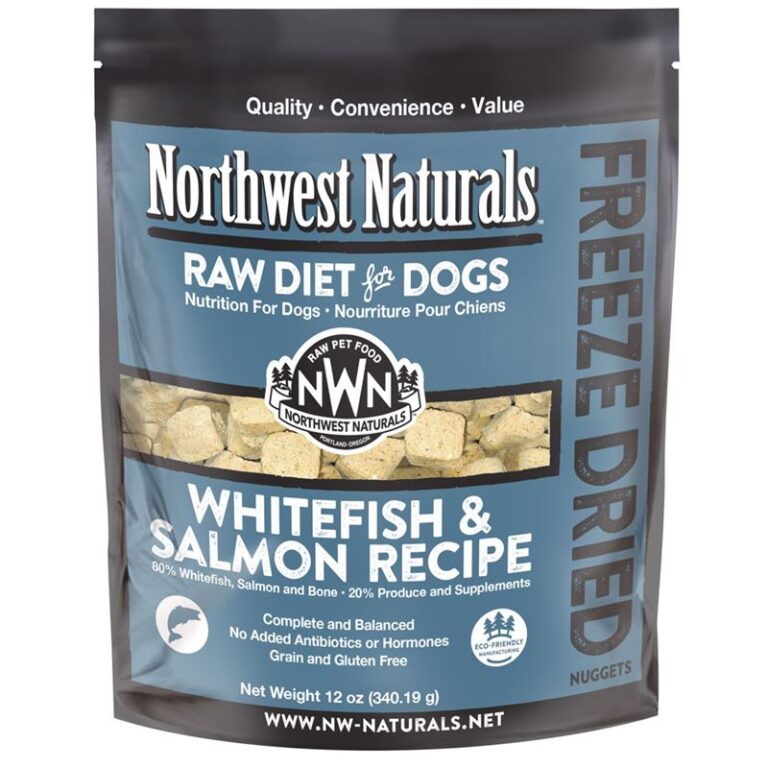 Northwest Naturals Freeze Dried Whitefish Raw Dried Dog Food Tucker's Doggie Delights