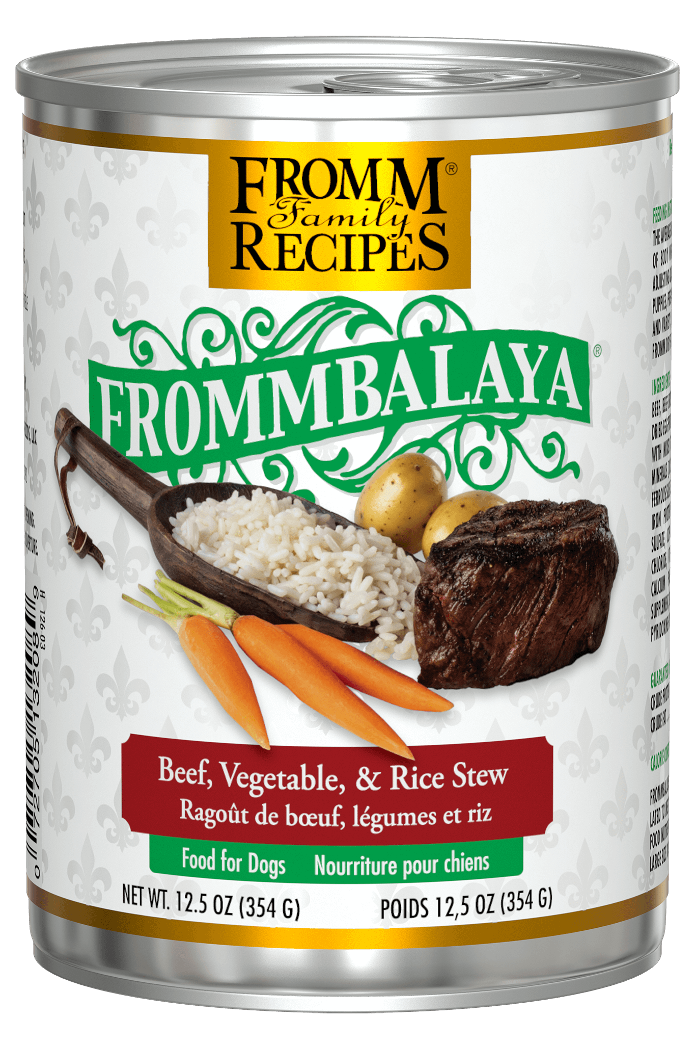 Fromm balaya Beef, Vegetable, & Rice Stew Wet Dog Food, 12.5 oz