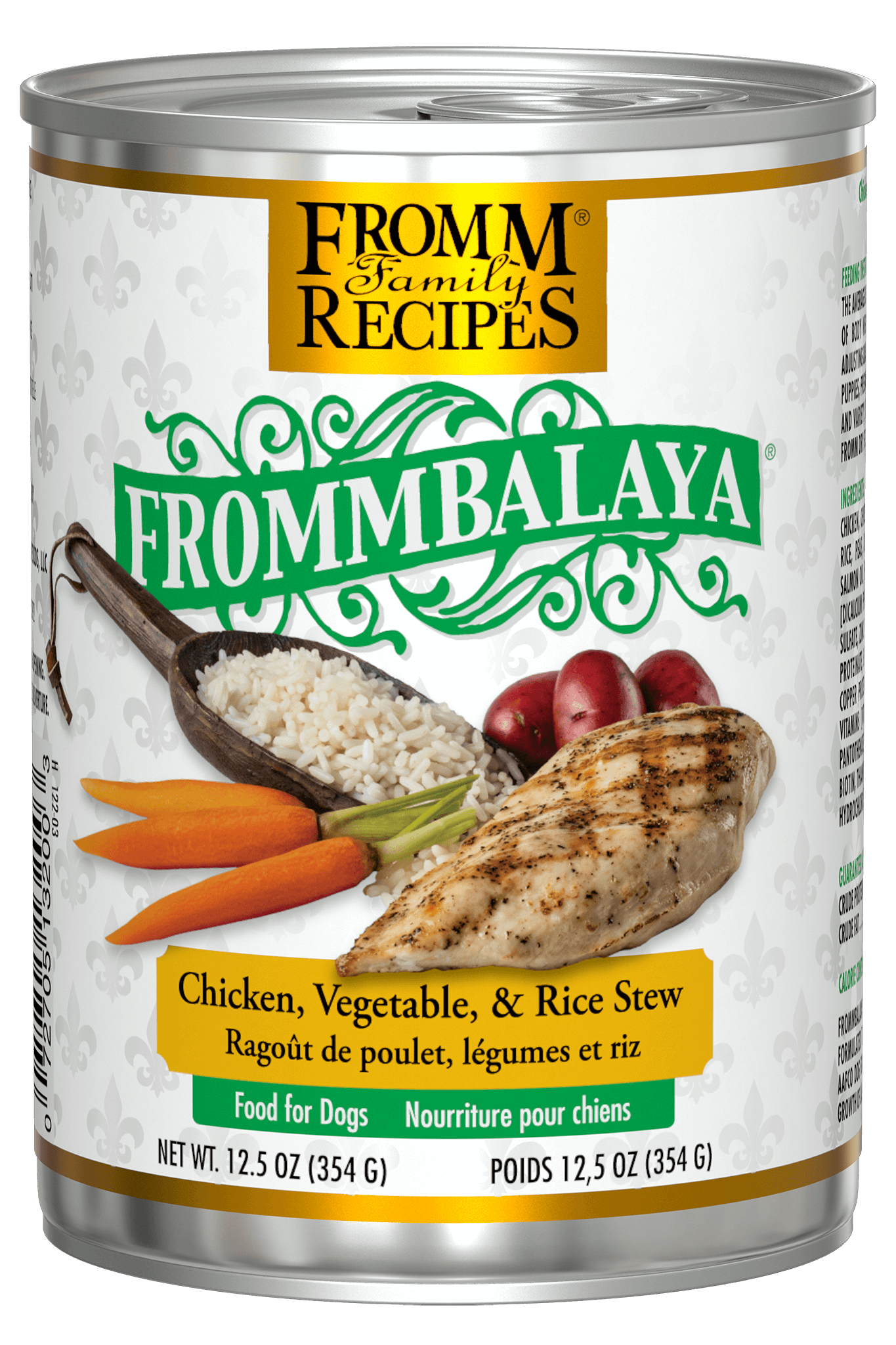 Fromm balaya Chicken, Vegetable, & Rice Stew Wet Dog Food, 12.5 oz