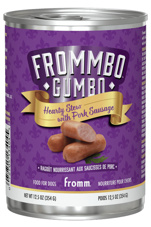 Fromm bo Gumbo Hearty Stew with Pork Sausage Wet Dog Food, 12.5 oz