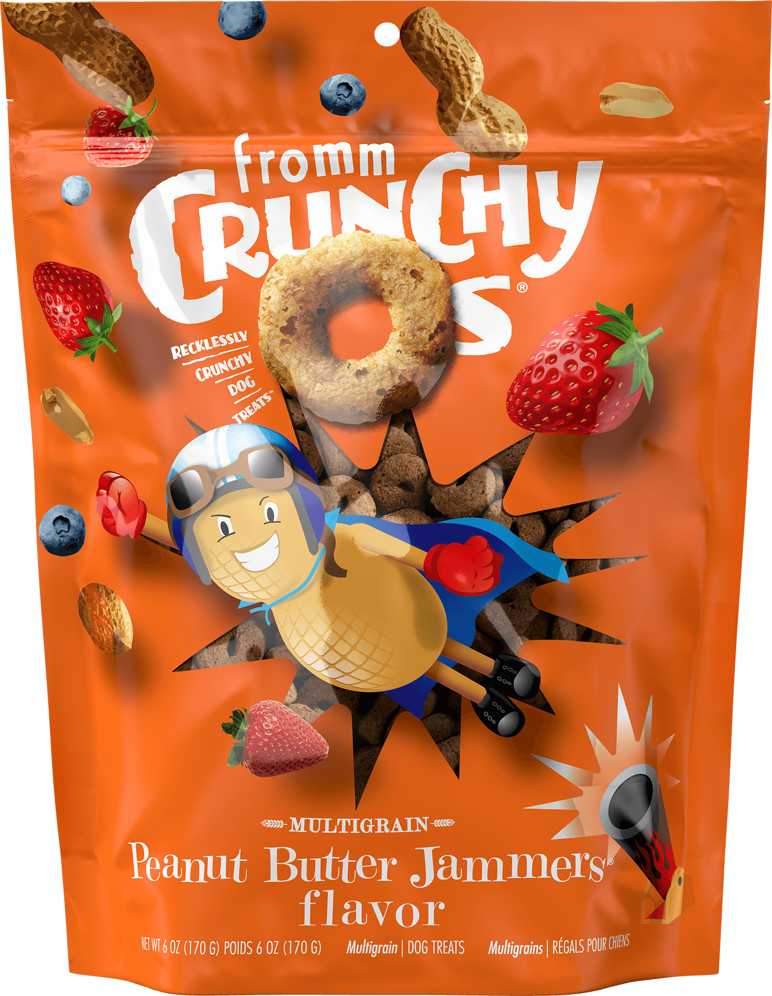 Fromm Crunchy Os Peanut Butter Jammers® Flavor Dog Treats