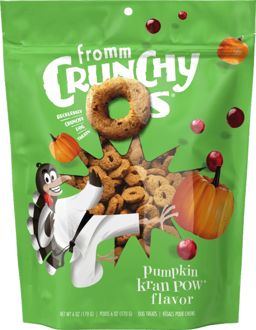 Fromm Crunchy Os Pumpkin Kran POW® Flavor Dog Treats