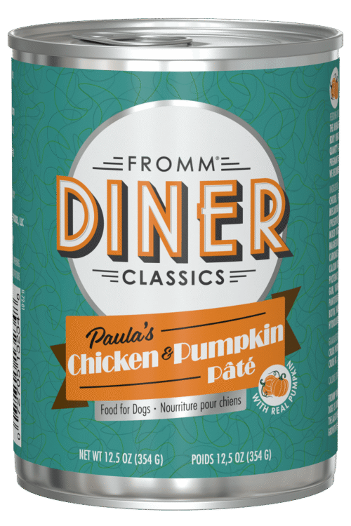 Fromm Diner Classics Paula's Chicken & Pumpkin Pâté Wet Dog Food, 12.5 oz