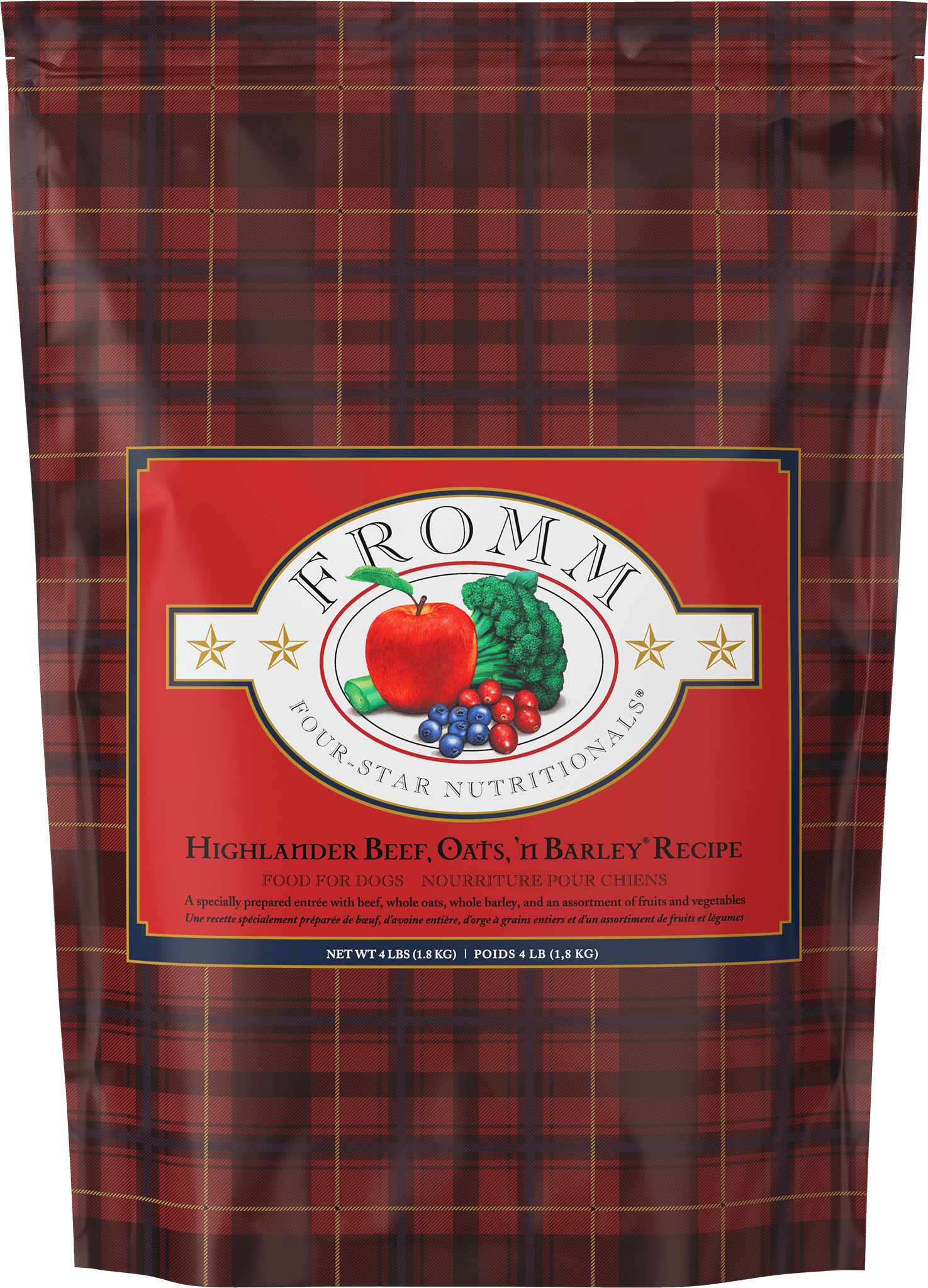 Fromm Four-Star Highlander Beef, Oats, 'n Barley® Recipe Dry Dog Food