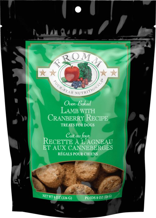 Fromm Four-Star Lamb with Cranberry Recipe Dog Treats, 8 oz