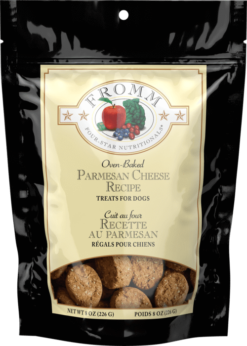 Fromm Four-Star Parmesan Cheese Recipe Dog Treats, 8 oz