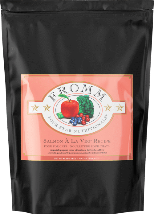 Fromm Four-Star Salmon À La Veg® Recipe Dry Cat Food, 4 lb