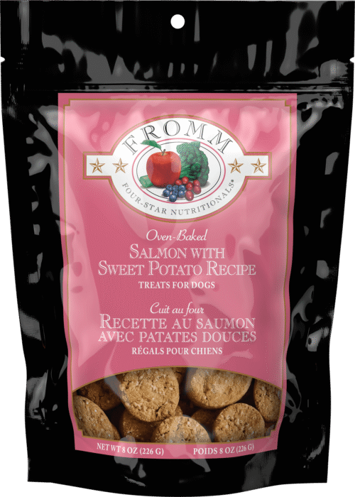 Fromm Four-Star Salmon with Sweet Potato Recipe Dog Treats, 8 oz