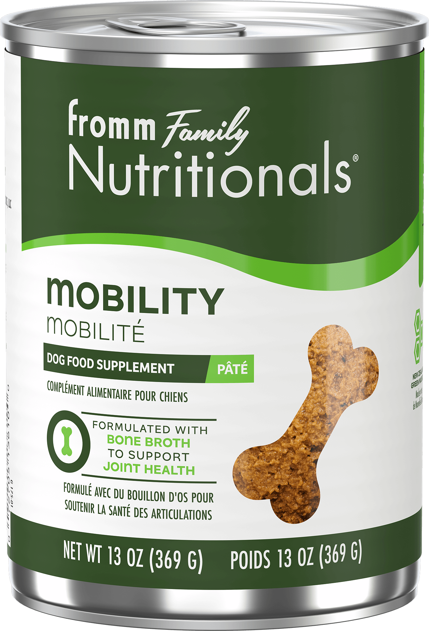 Fromm Nutritionals Mobility Dog Food Supplement Pâté, 13 oz