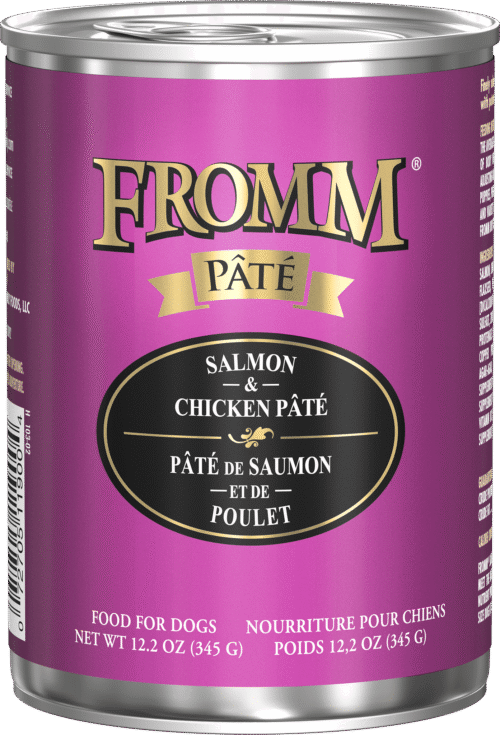 Fromm Pâté Salmon & Chicken Pâté Wet Dog Food, 12.2 oz
