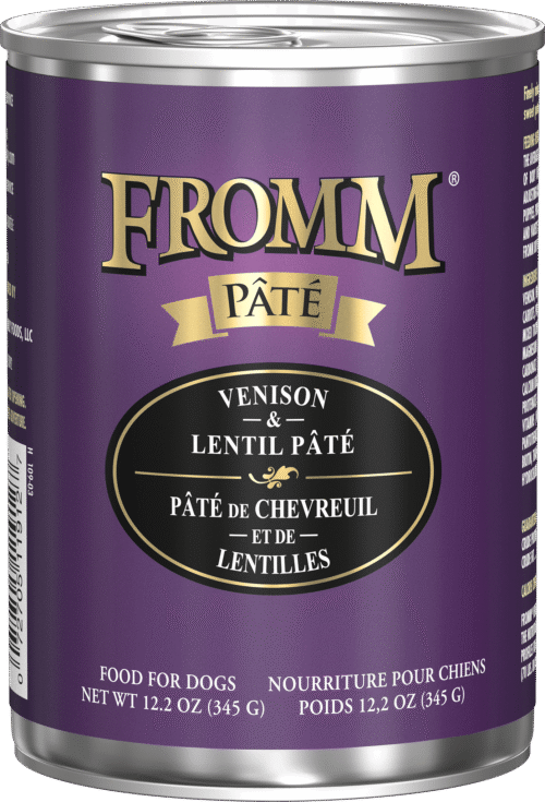 Fromm Pâté Venison & Lentil Pâté Wet Dog Food, 12.2 oz