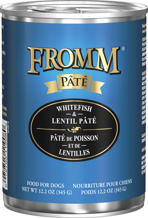 Fromm Pâté Whitefish & Lentil Pâté Wet Dog Food, 12.2 oz