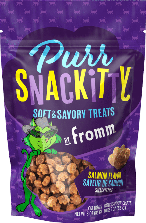 Fromm PurrSnackitty Salmon Flavor Snackitties Cat Treats, 3 oz