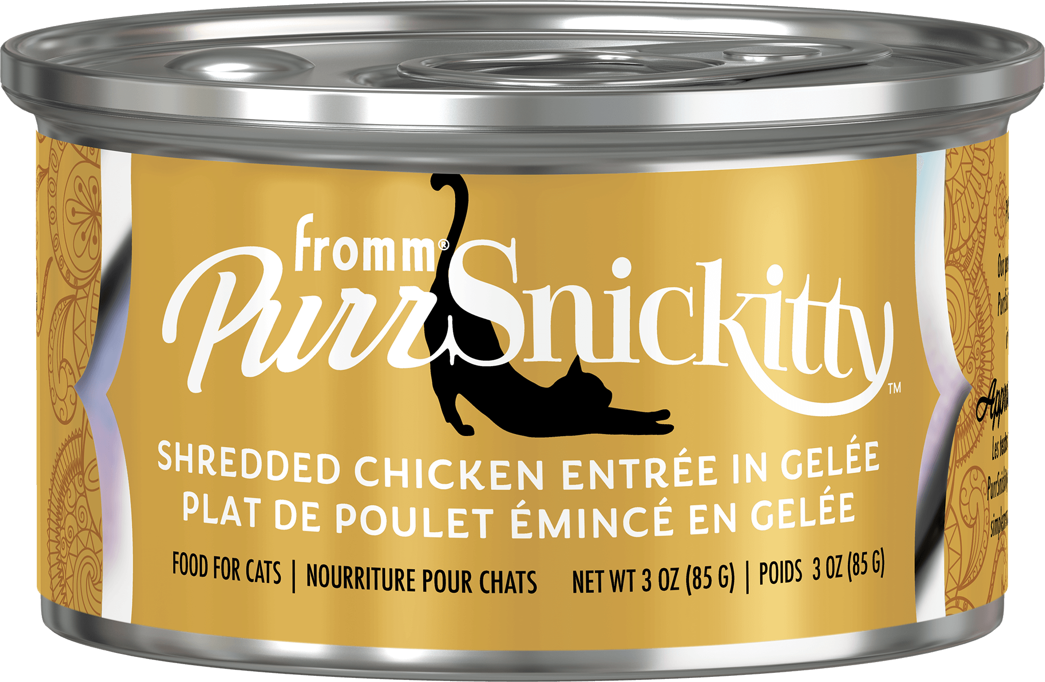 Fromm PurrSnickitty Shredded Chicken in Gelée Wet Cat Food, 3 oz