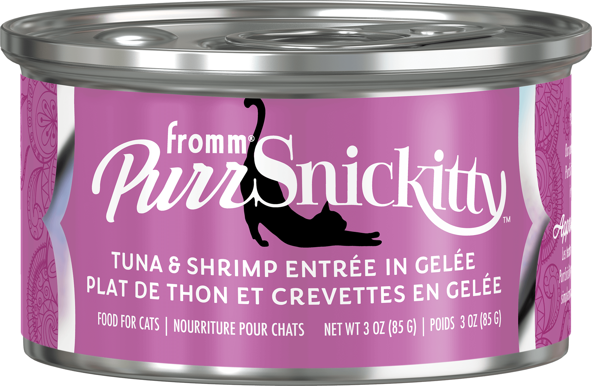 Fromm PurrSnickitty Tuna & Shrimp in Gelée Wet Cat Food, 3 oz