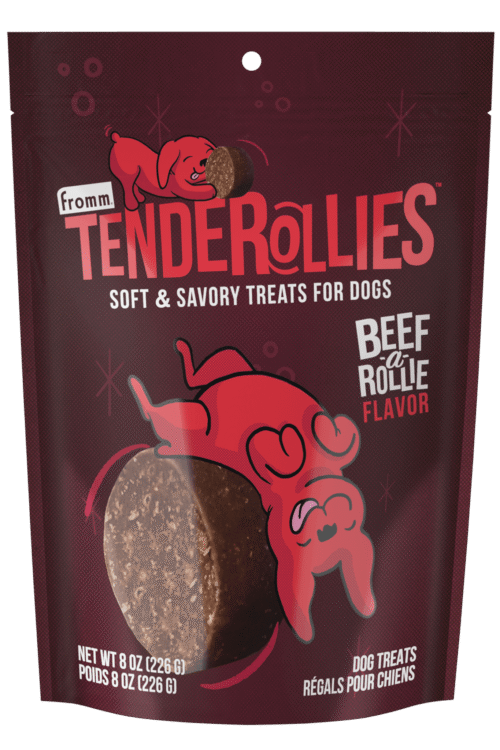 Fromm Tenderollies Beef-a-Rollie Flavor Dog Treats, 8 oz