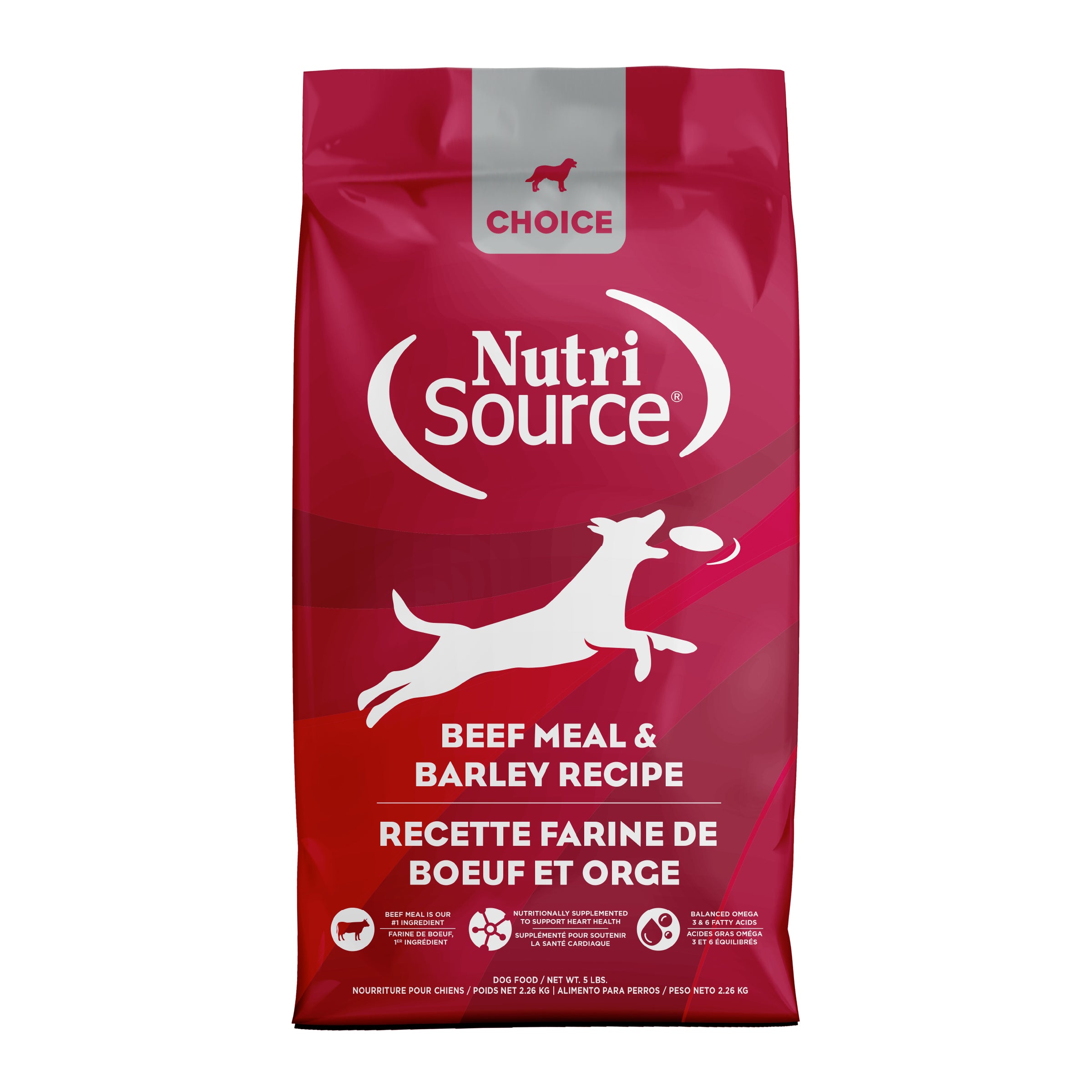 NutriSource ® Choice Beef Meal & Barley Dog Food
