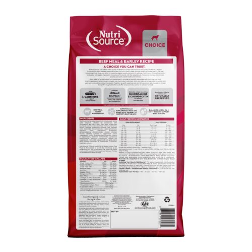 NutriSource ® Choice Beef Meal & Barley Dog Food
