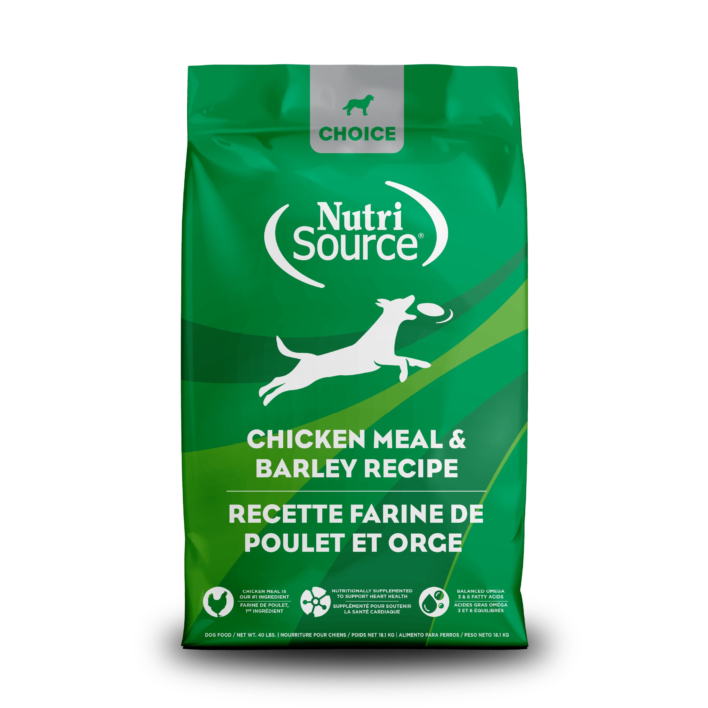 NutriSource ® Choice Chicken Meal & Barley Recipe Dog Food