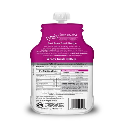 NutriSource ® Come-Pooch-a Beef Broth Recipe, 12 oz