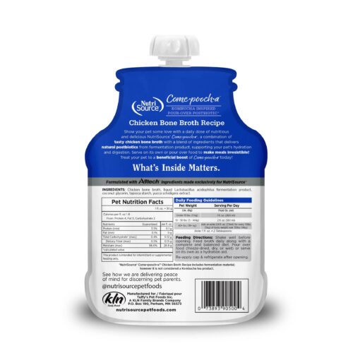 NutriSource ® Come-Pooch-a Chicken Broth Recipe, 12 oz