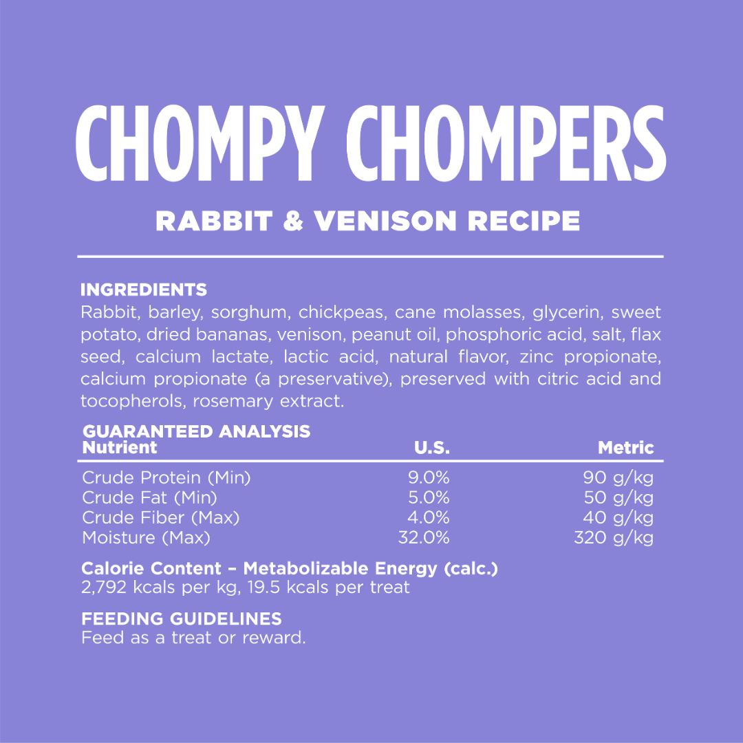 NutriSource ® Element Series Rabbit & Venison Chompy Chompers Sticks, 6 oz