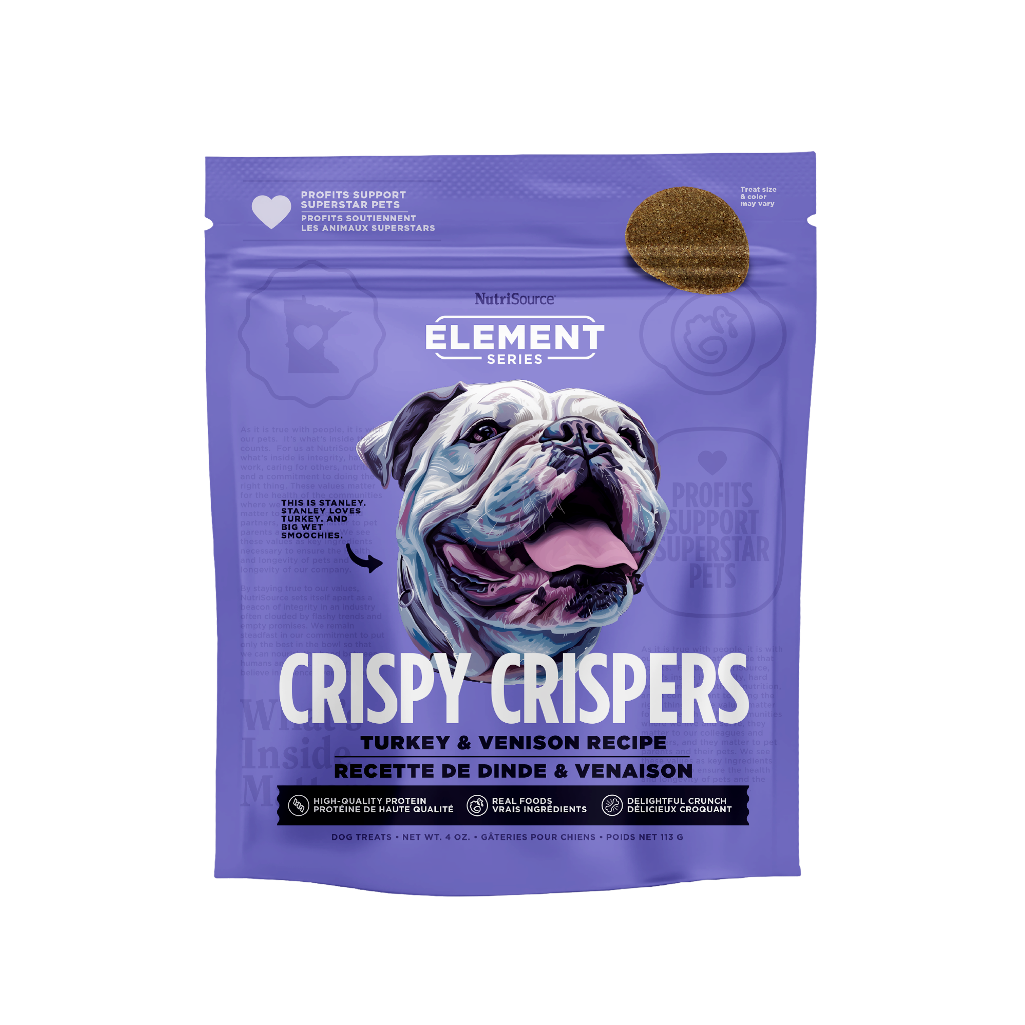 NutriSource ® Element Series Turkey & Venison Crispy Crispers Treats, 4 oz
