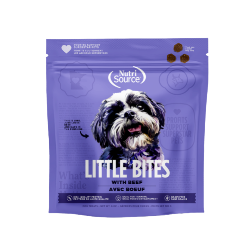 NutriSource ® Grain Free Little Bites Beef Dog Treats, 6 oz