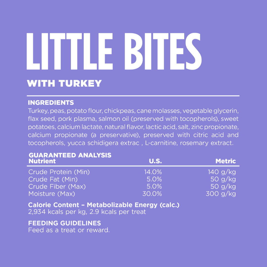 NutriSource ® Grain Free Little Bites Turkey Dog Treats, 6 oz