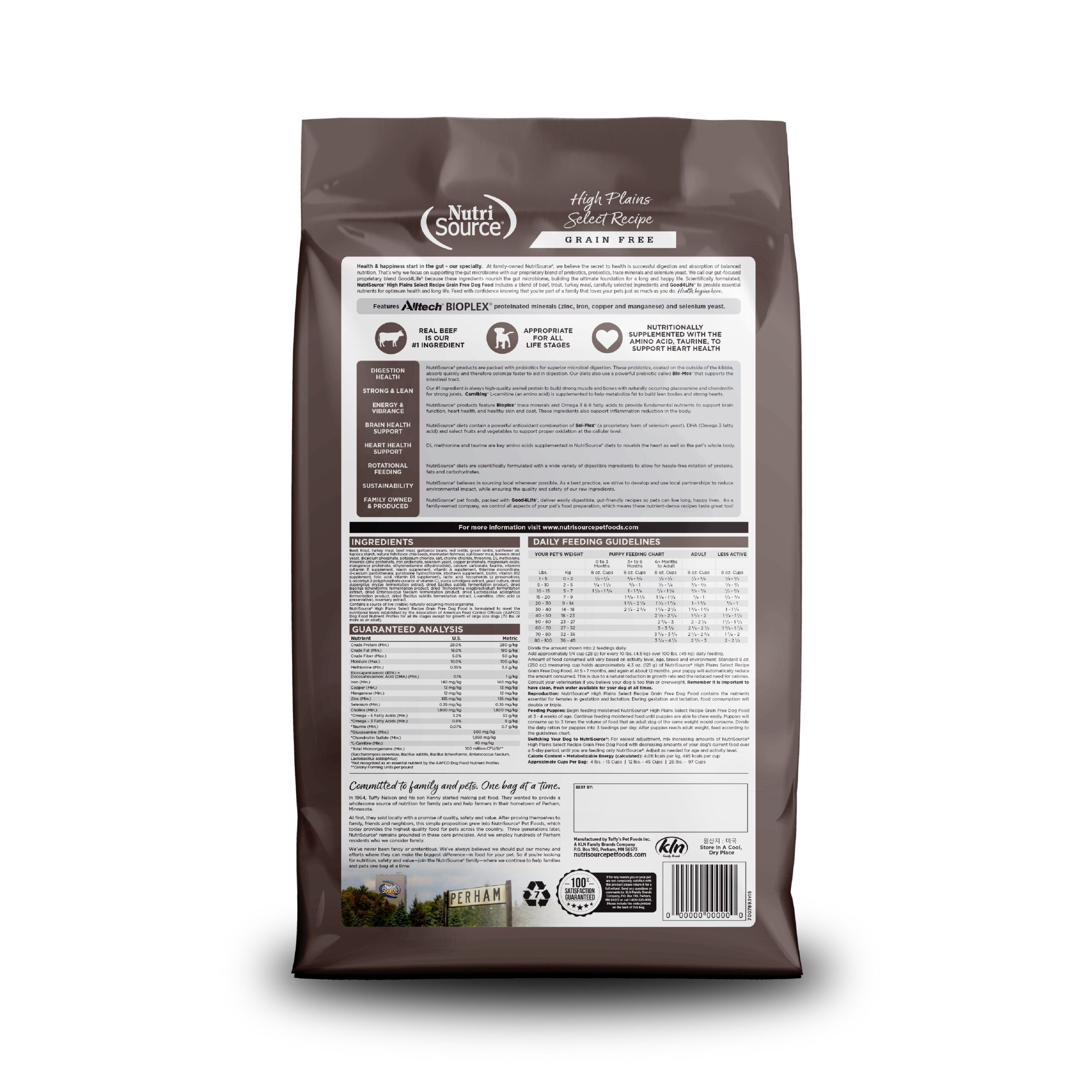 NutriSource ® High Plains Select Recipe Grain Free Dog Food