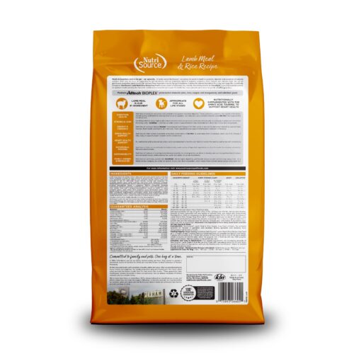 NutriSource ® Lamb Meal & Rice Recipe Dog Food