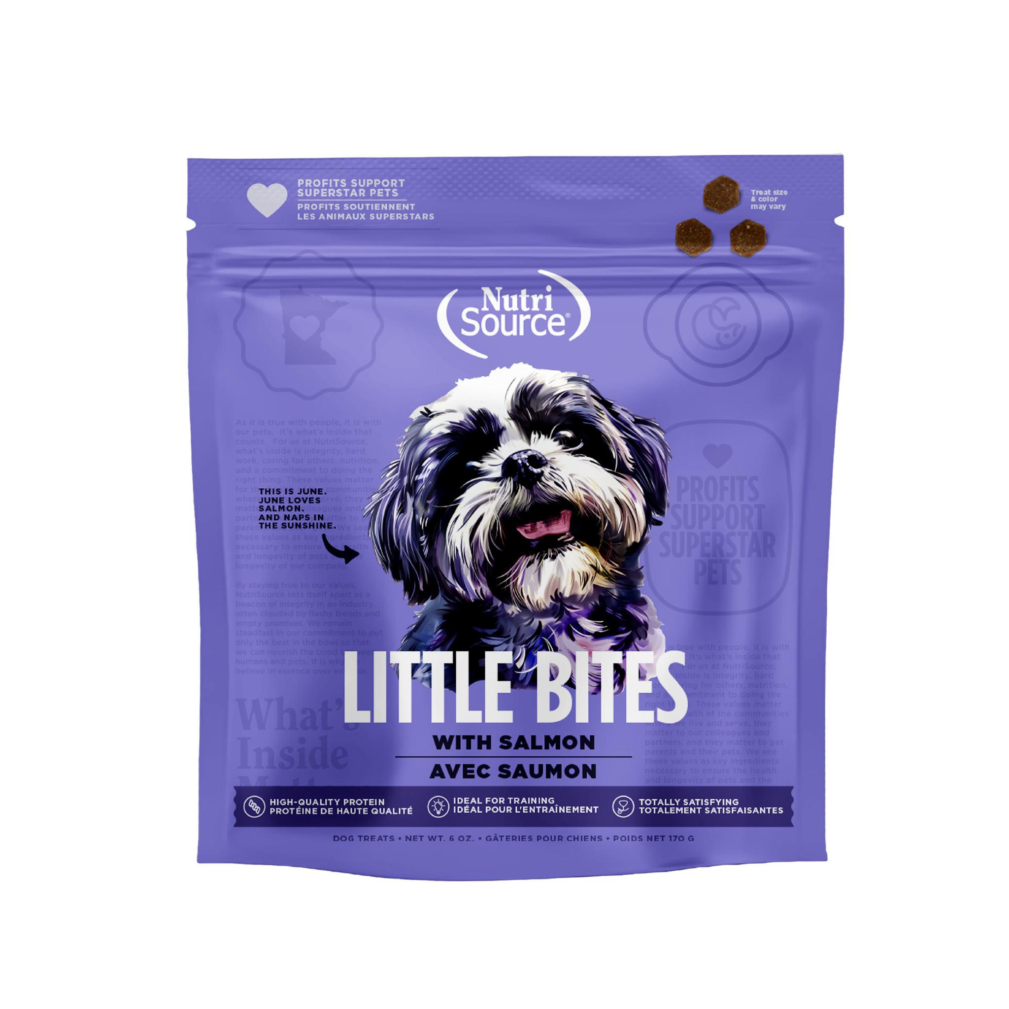 NutriSource ® Little Bites Salmon Dog Treats, 6 oz