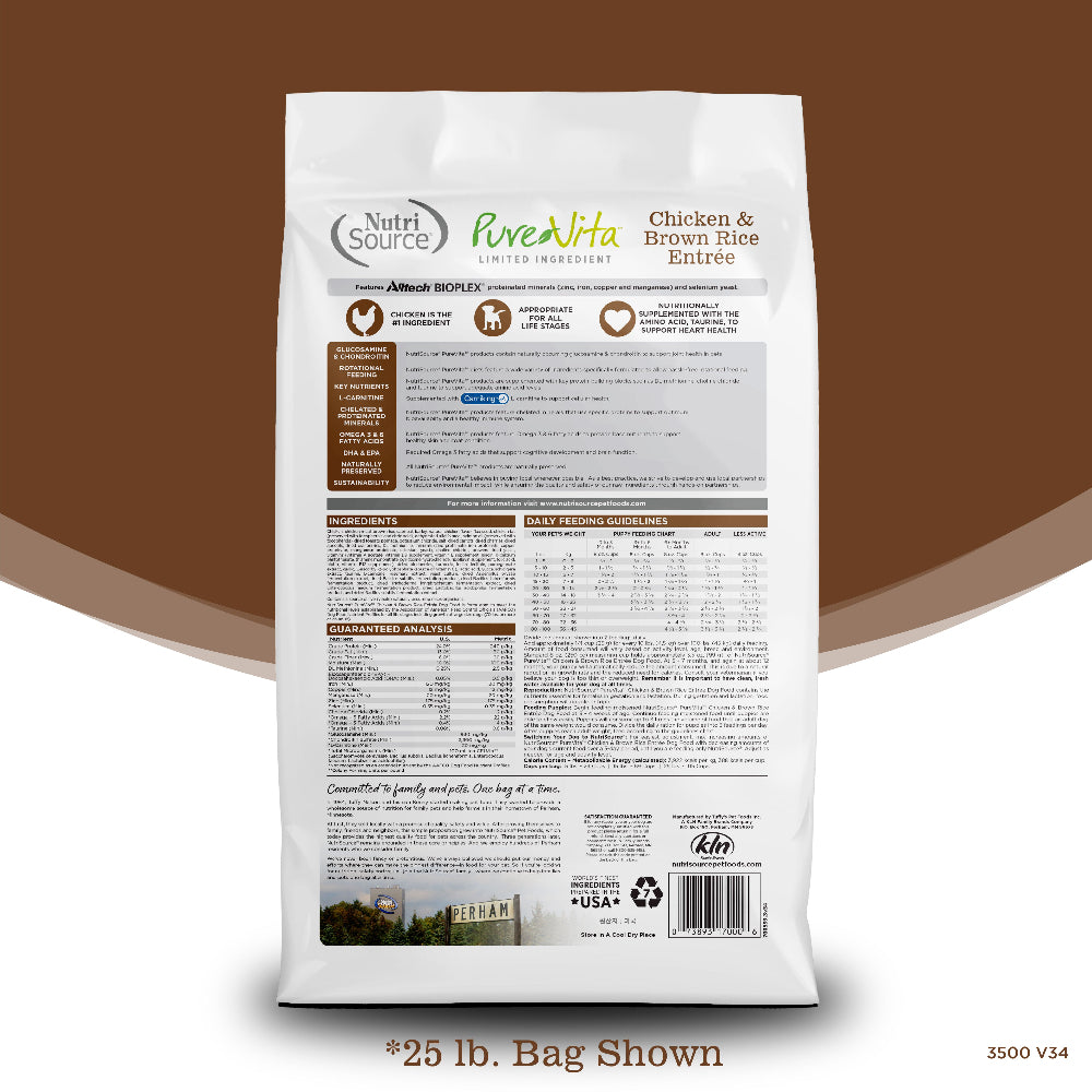 NutriSource ® PureVita™ Chicken & Brown Rice Entrée