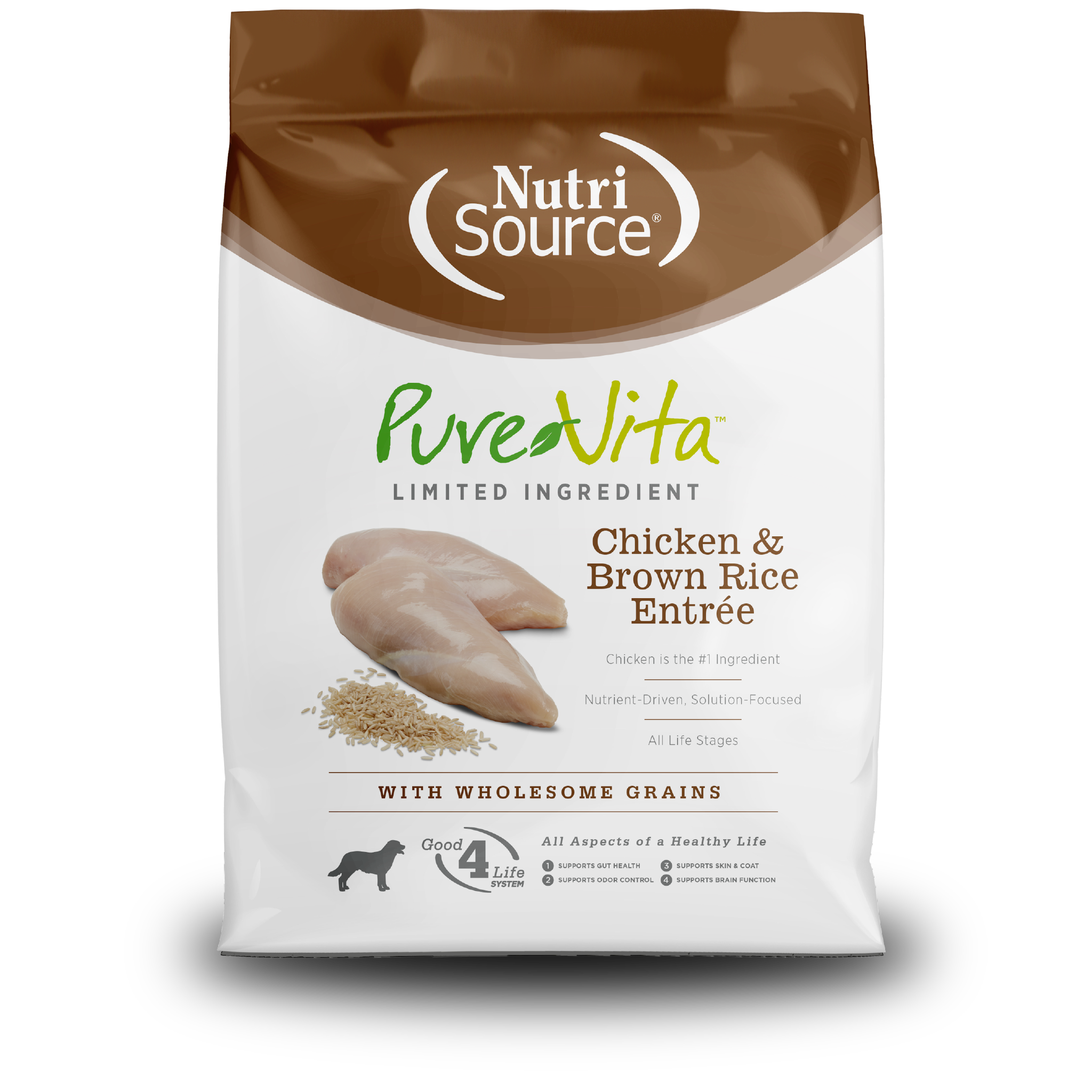 NutriSource ® PureVita™ Chicken & Brown Rice Entrée
