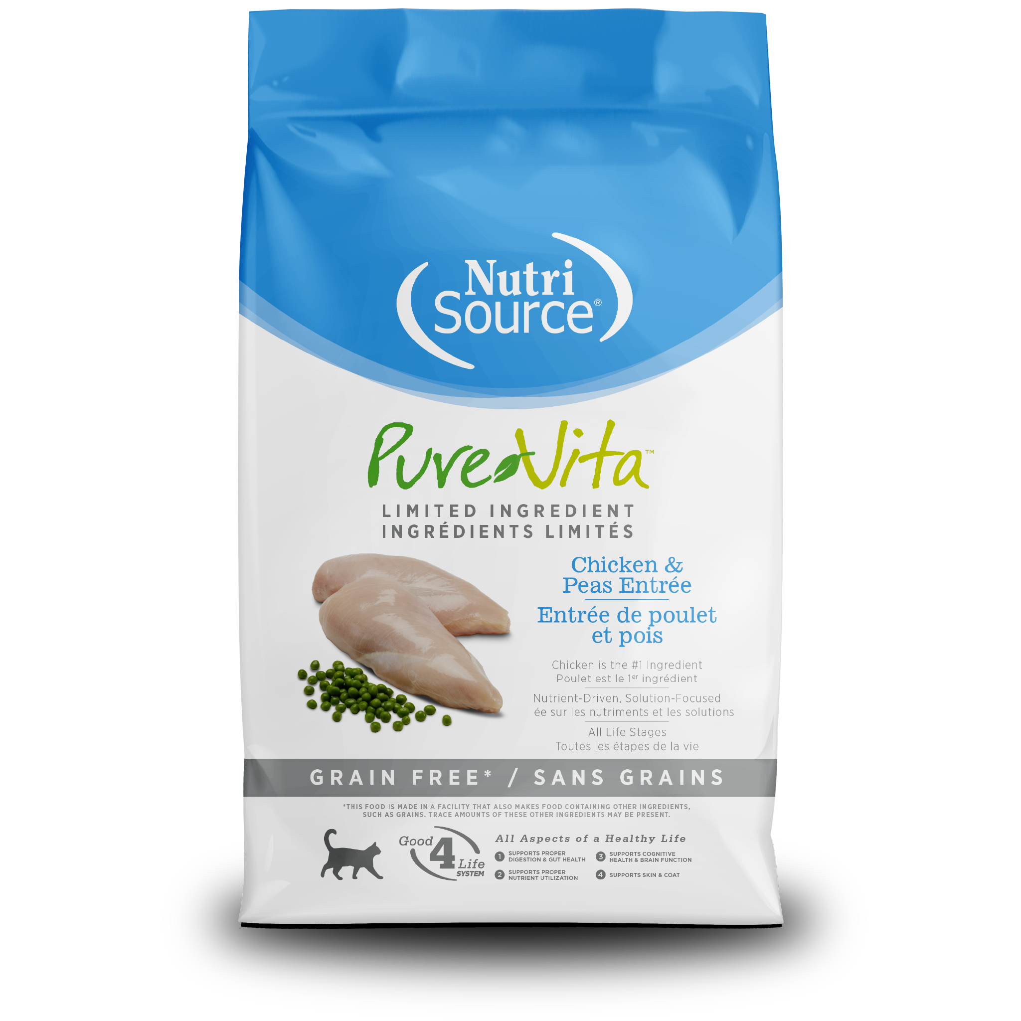 NutriSource ® PureVita™ Chicken & Peas Entrée Grain Free Cat Food