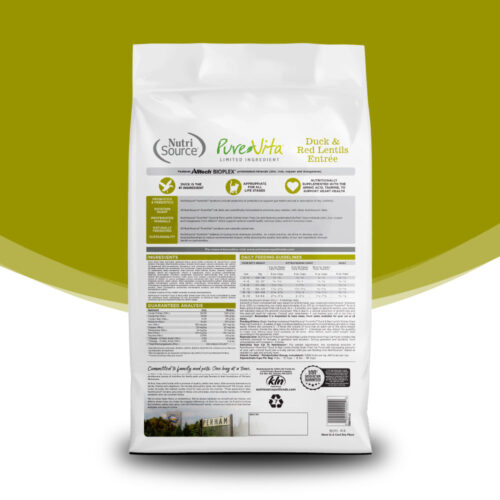 NutriSource ® PureVita™ Duck & Red Lentils Entrée Grain Free Cat Food, 4 lb