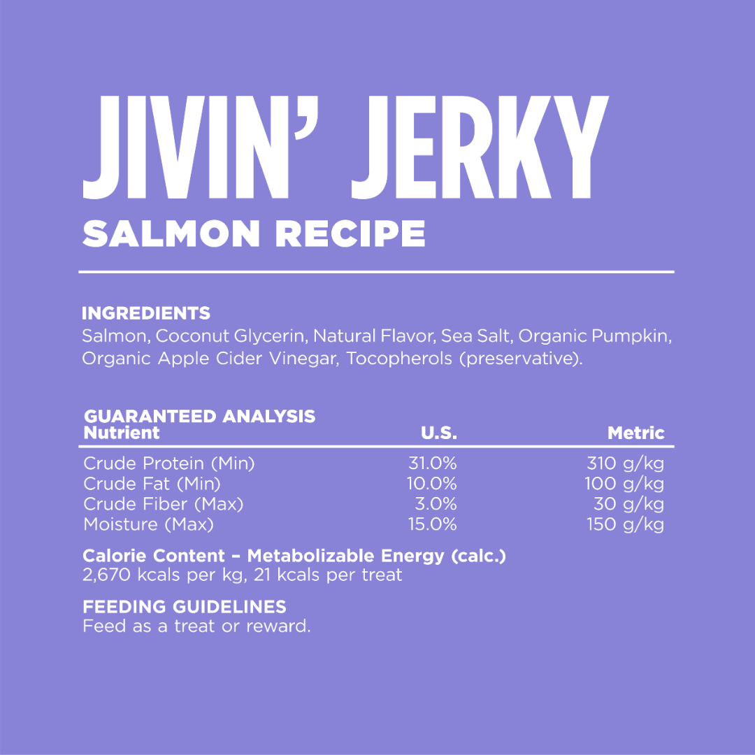 NutriSource ® PureVita™ Jivin' Jerky Salmon Recipe, 4 oz