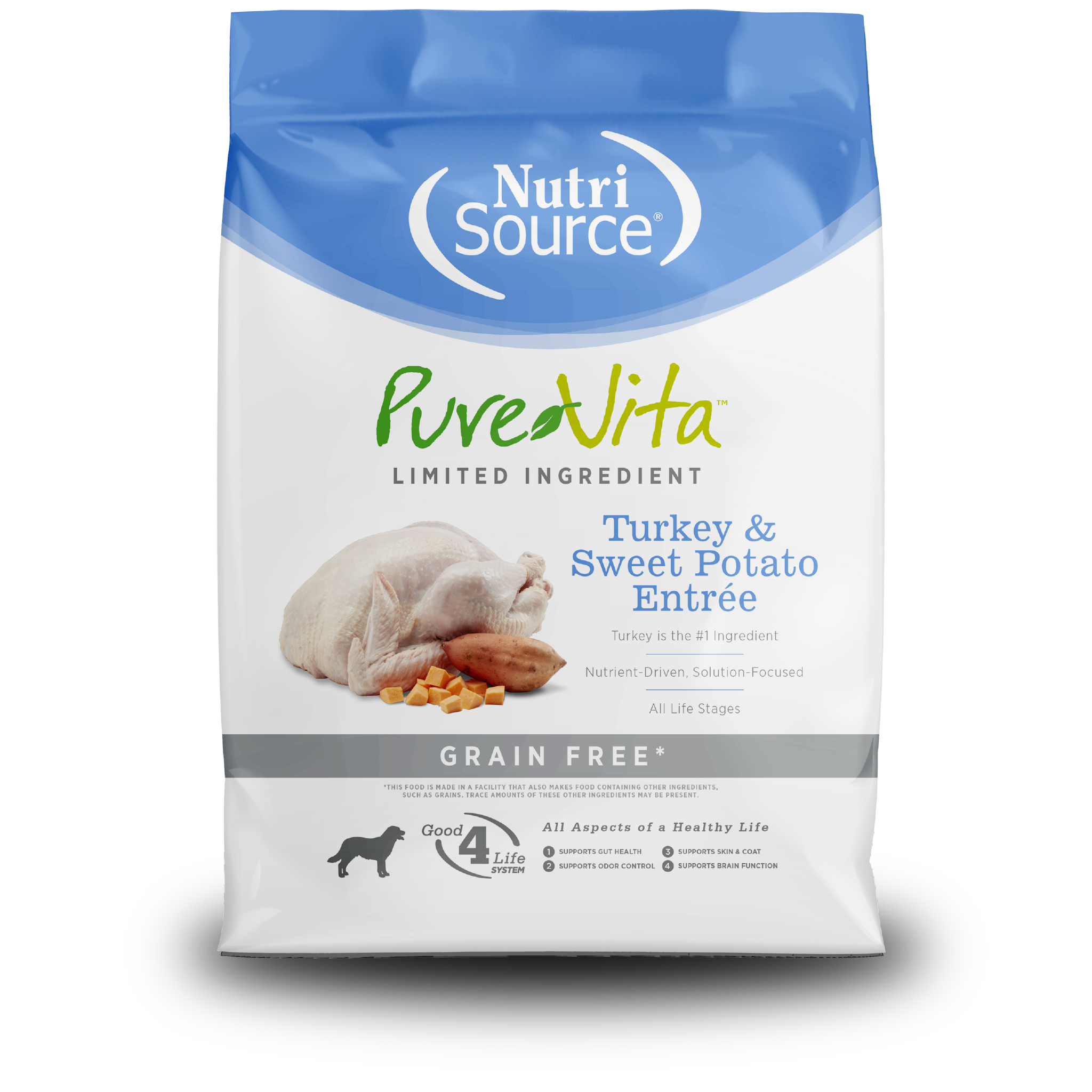 NutriSource ® PureVita™ Turkey & Sweet Potato Entrée Grain Free Dog Food